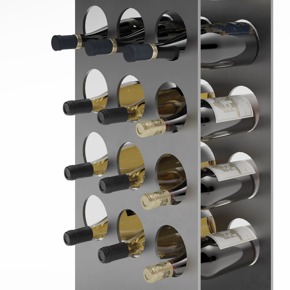 Portabottiglie design in ferro