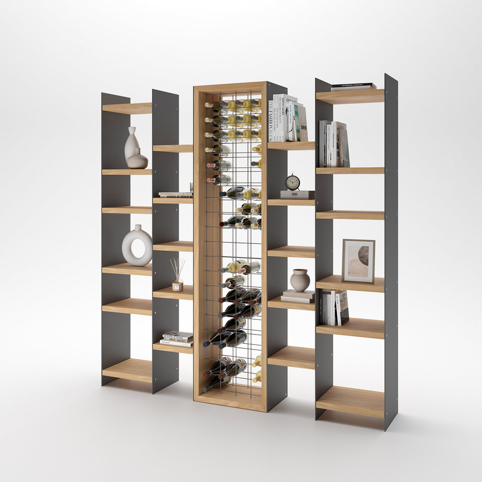 librerie stile industriale