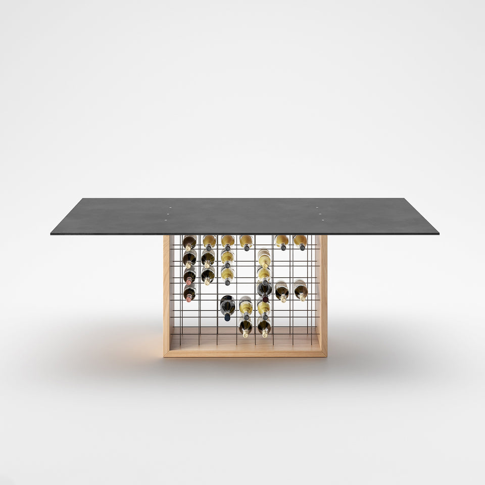 Tavolo in ferro e legno