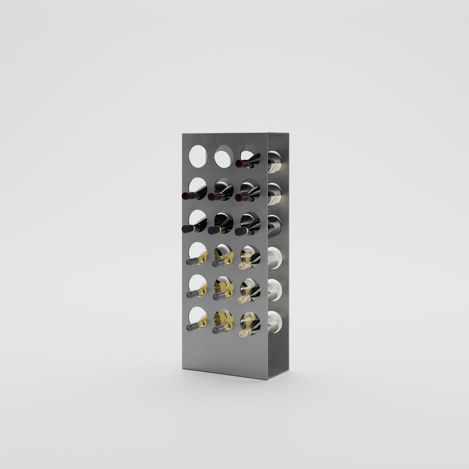 Portabottiglie design in ferro